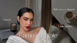 Femme Fatale Makeup tutorial 🌹✨💌🍷