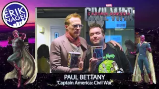 'Captain America: Civil War' Paul Bettany Interview [05/06/2016]