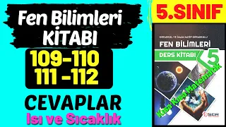 5 Sınıf Fen Bilimleri Madde Değişim Ders Kitabı Sayfa 109 110 11 112 SDR Yayın