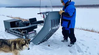 Мотобуксировщик УРАГАН (часть первая первый взгляд )