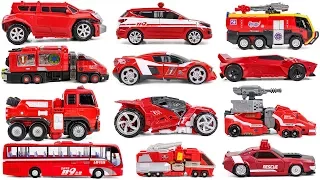 Red FireRescue Union PowerRangers HelloCarBot Tobot Athlon Transformers Car Truck Transformation