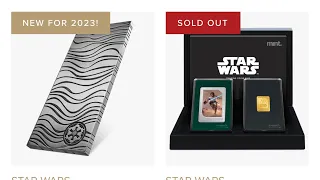 Star Wars Trading Coins Sold Out! 2 boxes revealed! #coincollecting #starwars #silver