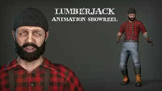 LUMBERJACK - Animated 3D game character - 3DiggerArt