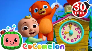 Hickory Dickory Dock (Animal Time) | CoComelon Animal Time | Nursery Rhymes for Kids