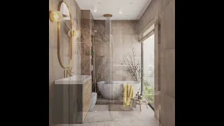 Bathroom Tiles Design#Latest#modern#trendy#interior#viral#youtubeshorts#vanity