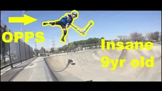 9YR OLD GOES 15FT...INSANE