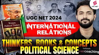 UGC NET Political Science| International Relations | Thinkers, Books and Concepts | Pradyumn Sir