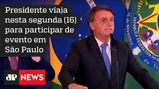 Bolsonaro participa da abertura da Apas show em SP