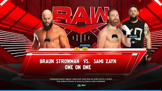 WWE 2K24: Braun Strowman vs Sami Zayn