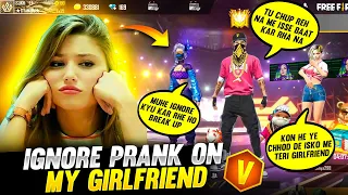 ignoring My Girlfriend 😍 Her Angry Reaction 🤬😡 she cried - Garena free fire