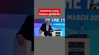 Lavrovun çıxışı hamını güldürdü - BAKU TV