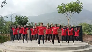 HARI MERDEKA  - SENAM KREASI TERBARU - AEROBICS DANCE by ANIEZ AEROBICS