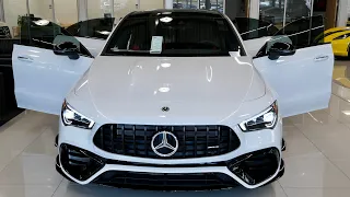 2022 AMG CLA 45 Coupe with 382 handcrafted hp and AMG Performance 4MATIC+