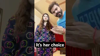 It’s her choice #wife #prank