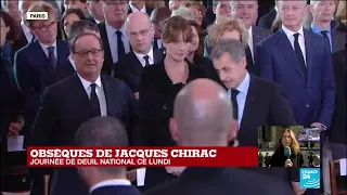 Obsèques de Jacques Chirac : les anciens chefs d'État français arrivent à Saint-Sulpice