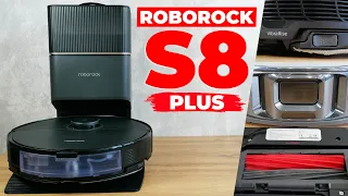 Roborock S8 Plus: самоочистка, распознавание вещей, ДВЕ щетки и подъем салфетки🔥 ОБЗОР и ТЕСТ✅