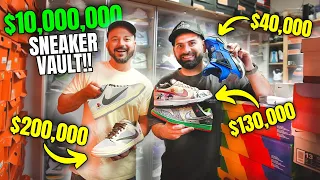 This 10 Million Dollar Sneaker Vault Will BLOW YOUR MIND!! (Inside Project Blitz INSANE Collection)