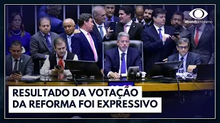 Confira o placar da votação da reforma tributária na Câmara | Jornal da Noite