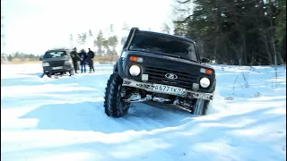 4x4-РУБИМ ВЕСЕННИЙ СНЕГ || НИВА, JEEP, УАЗ, DUSTER