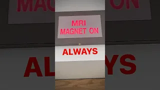 #MRI Magnet is ALWAYS on! #radiography