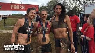 Warrior Dash 2015 Women's Champions: Bridget Franek, Kimber Mattox, KK Stewart