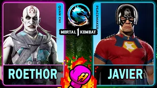 MK1 Roethor (QUAN CHI) VS Javier (PEACEMAKER)🥊Mortal Kombat 1🥊4K 60ᶠᵖˢ