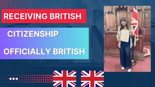 Officially Receiving British Citizenship |British Citizenship Ceremony 2023