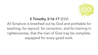 SCRIPTURE MEMORY SONG - 2 Timothy 3:16-17