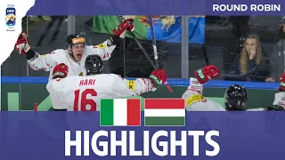 Highlights: Italy vs Hungary | 2024 #MensWorlds Division 1A