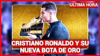 Cristiano Ronaldo y la nueva BOTA DE ORO que acaba de GANAR Increíble