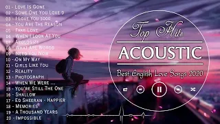 Best English Acoustic Love Songs 2022 - Greatest Hits Ballad Acoustic Guitar Cover Of Popular Songs