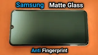 Samsung Matte Glass | Anti Fingerprint | Screen Protector | Gaming Glass