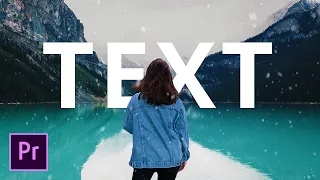 Text Behind Person Effect | Adobe Premiere Pro 2021 tutorial