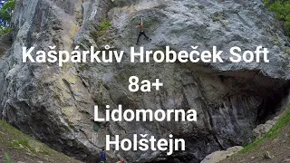 Kašpárkův Hrobeček Soft - 10- / (8a+) - PP - Lidomorna - Holštejn - Moravský kras