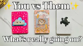 You vs Them What's Really Going On?🤔❤️‍🔥👄Pick a Card Love Tarot Reading✨