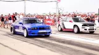 BMW E34 M5 TURBO 600HP vs AUDI S2 TURBO 1000HP