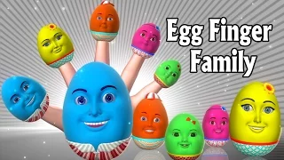 Finger Family Nursery Rhymes | Egg Finger Family song | 3D Finger Family Rhymes & Kids songs