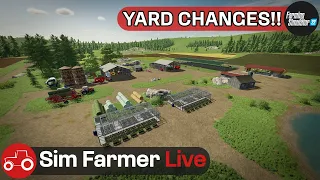 Making Changes To The Farm Yard - No Mans's Land FS22 LIVE Stream!!