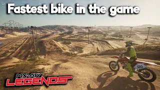 The fastest bike in MX vs ATV Legends