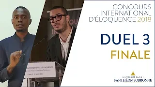 Concours international d'éloquence 2018 - Finale - Duel 3