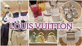 LOUIS VUITTON LUXURY SHOPPING VLOG Spring Summer / New Bags, Shoes, Jewelry, Tableware & Accessories