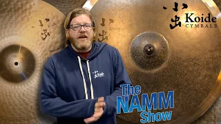 NAMM 2023: Chris America Samples Unique Sounds From Koide Cymbals