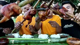 PRIMITIVE STYLE LECHON MANOK/OUTDOOR COOKING/COLLAB WITH CALINA BROTHERS