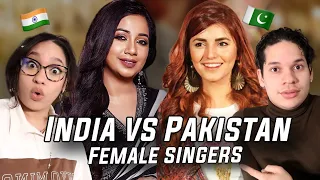 Latinos react to 'Indian Singers vs Pakistani Female Singers - Battle Of Voices'