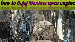 How To Bajaj Maxima opening Engine repair #Disassembly #Inspection #Replacement #Reassembly #Testing