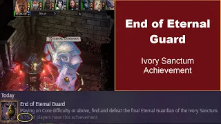 End of the Eternal Guard Achievement in Ivory Sanctum of Wrath of the Righteous