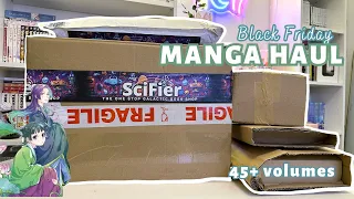 manga haul & unboxing 🌸 | BLACK FRIDAY [45+ volumes]