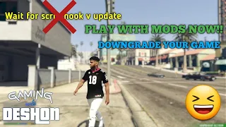 HOW TO DOWNGRADE YOUR GAME || PLAY WITH MODS NOW!!!!