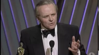 Anthony Hopkins Wins Best Actor | 64th Oscars (1992)