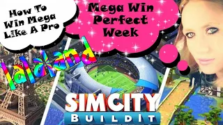 SimCity Buildit CoM Walkthrough (Mega win! Perfect Week/No mistakes)